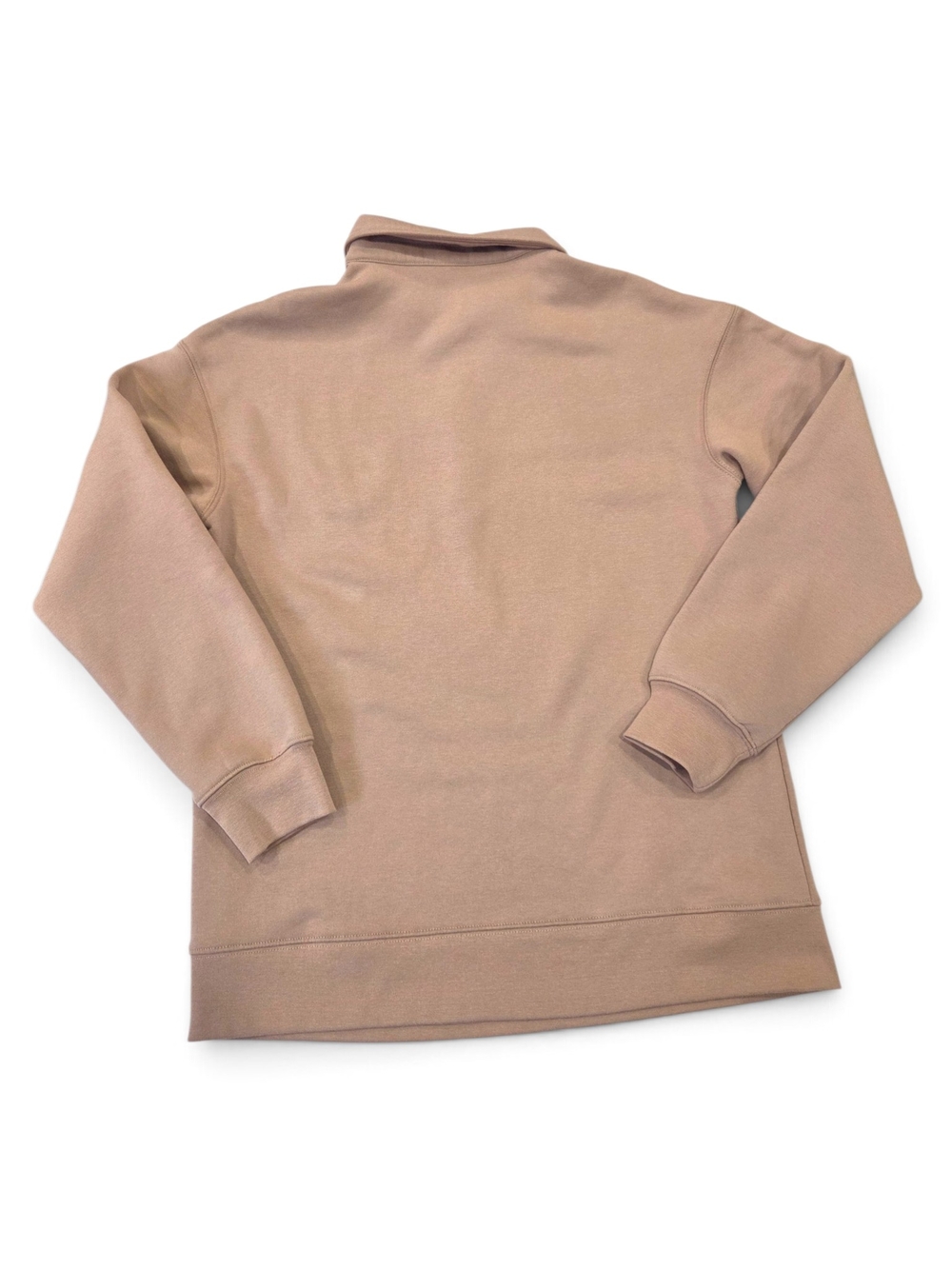 Mondetta Men's Tan Brown Fleece Collared Polo Sweatshirt Size Small NWOT - Picture 4 of 10